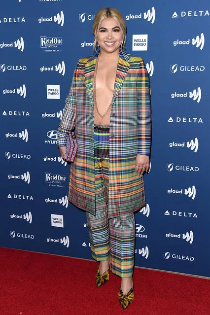 Hayley Kiyoko attends the 30th Annual GLAAD Media Awards at The Beverly Hilton Hotel on March 28, 2019 in Beverly Hills, California. (Photo by Axelle/Bauer-Griffin/FilmMagic)