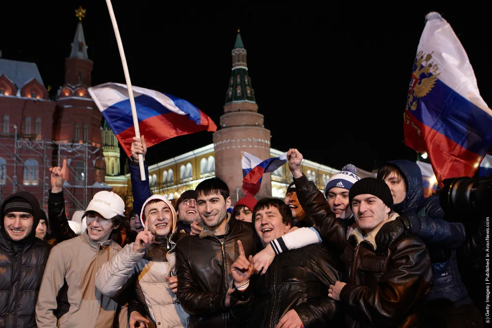 Vladimir Putin Declared Winner in Russia's Presidential Election