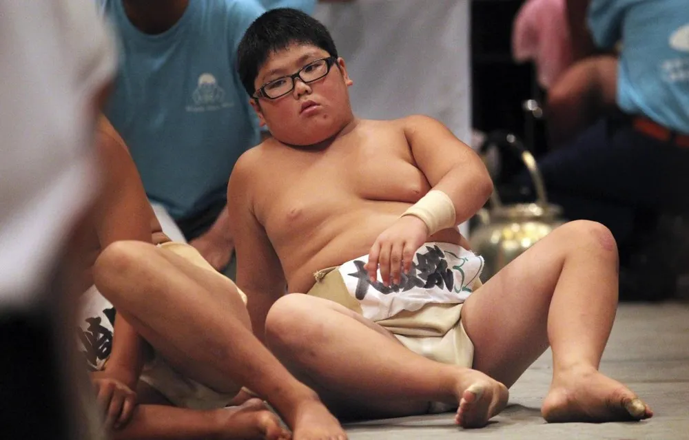 Big Boys Don't Cry: Children's Sumo Tournament in Tokio