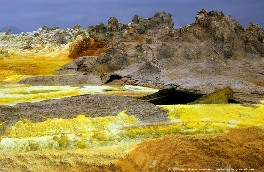 Alien Landscapes of Dallol Volcano Dionys Moser
