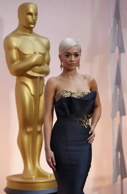 Singer Rita Ora arrives at the 87th Academy Awards in Hollywood, California February 22, 2015. (Photo by Mario Anzuoni/Reuters)