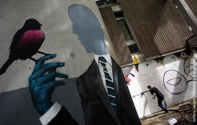 UK's largest graffitti street art project in Bristol