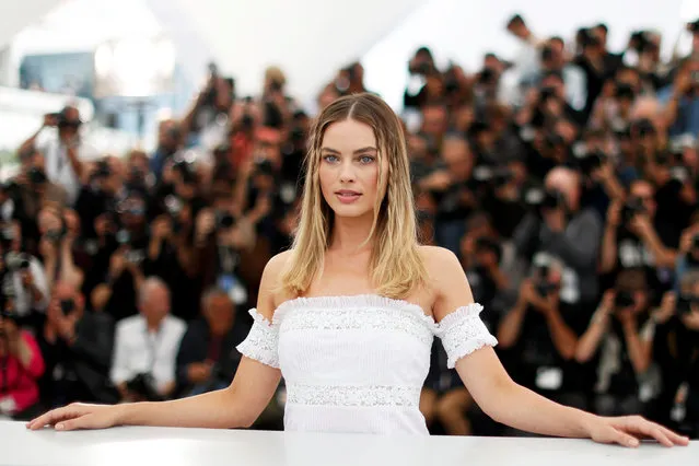 Australian actress Margot Robbie poses during a photocall for the film “Once Upon a Time in Hollywood” at the 72nd edition of the Cannes Film Festival in Cannes, southern France, on May 22, 2019. (Photo by Eric Gaillard/Reuters)