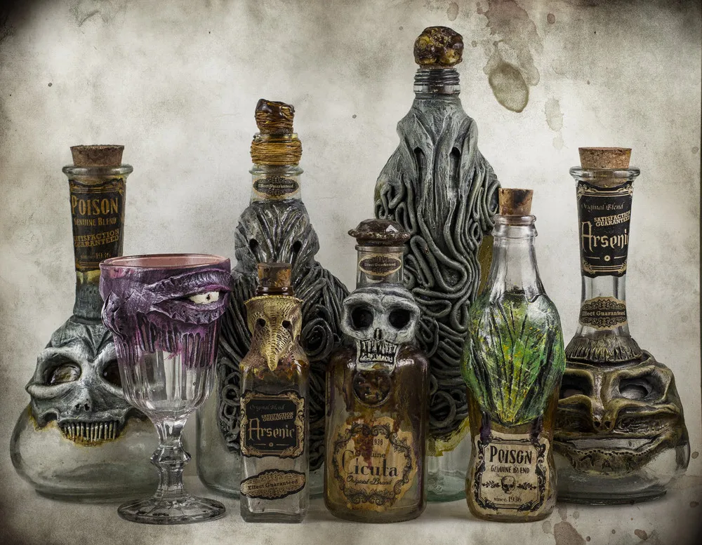 Creepy Bottles by FraterOrion