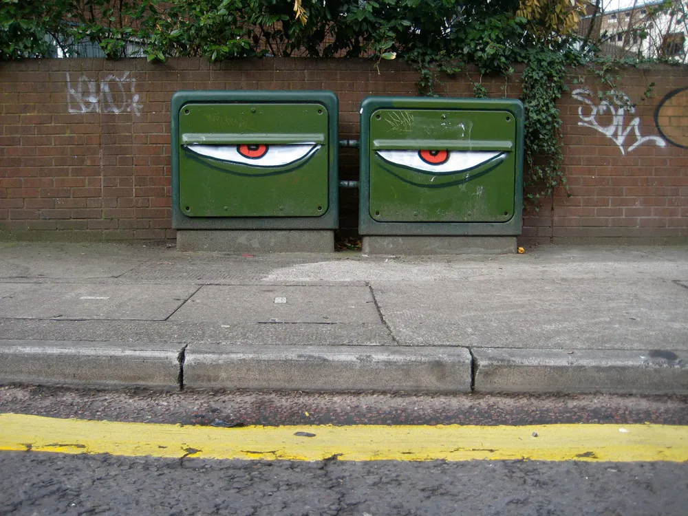 Whimsical Street Art by Filthy Luker