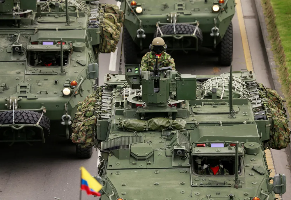 Military Parade in Colombia