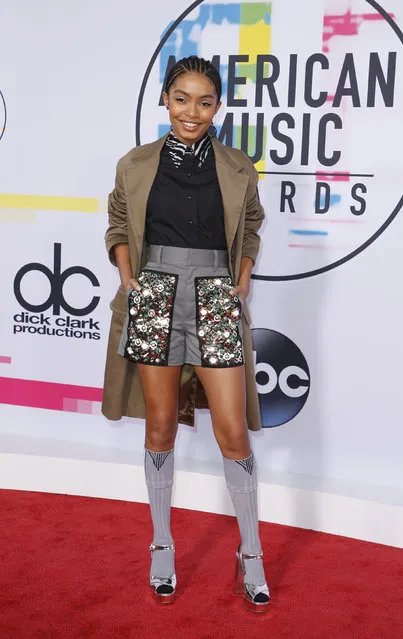 Yara Shahidi attends the 2017 American Music Awards at Microsoft Theater on November 19, 2017 in Los Angeles, California. (Photo by Danny Moloshok/Reuters)