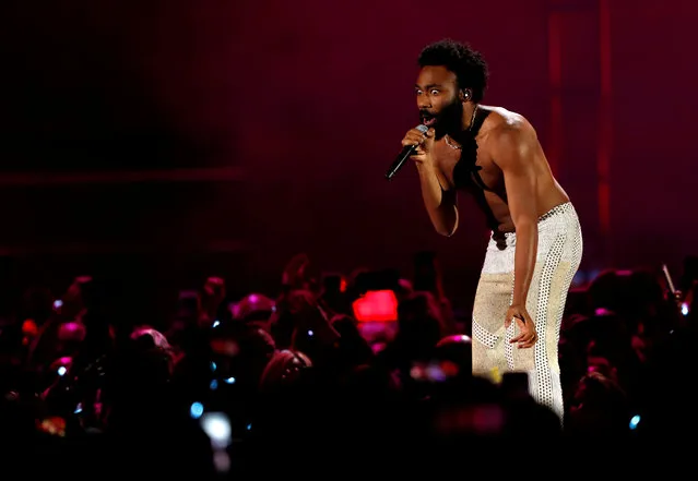 Childish Gambino performs during the iHeartRadio Music Festival at T-Mobile Arena in Las Vegas, September 21, 2018. (Photo by Steve Marcus/Reuters)