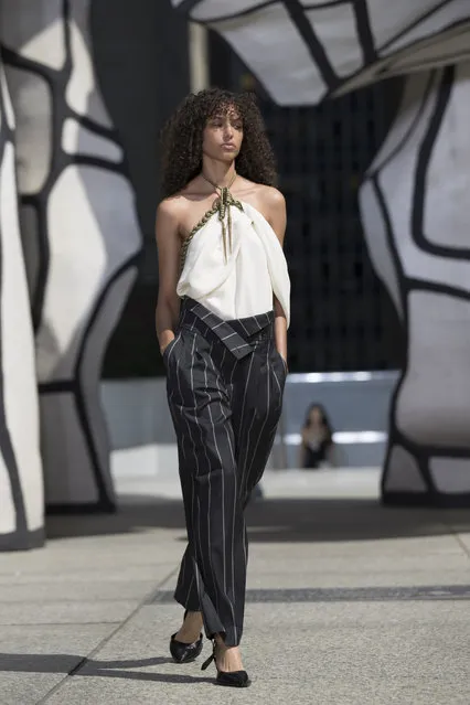 The Monse Resort 2020 is modeled, Friday, May 31, 2019, in New York. (Photo by Mary Altaffer/AP Photo)