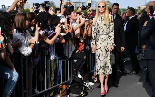 Nicole Kidman is seen arriving for the Prada fashion show during the Milan Fashion Week Spring/Summer 2020 on September 18, 2019 in Milan, Italy. (Photo by Jacopo Raule/GC Images)