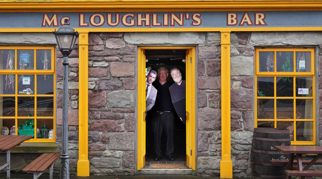 Publican Josie McLoughlin at McLoughlin's Bar ahead of an Oscar's night party in the pub on Achill Island where scenes from film The Banshees of Inisherin were filmed on Tuesday, March 7, 2023. (Photo by Niall Carson/PA Images via Getty Images)