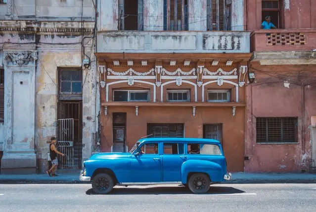 Havana's vintage car, Cuba, July 2016. (Photo by Bobi Dojcinovski/REX Shutterstock)