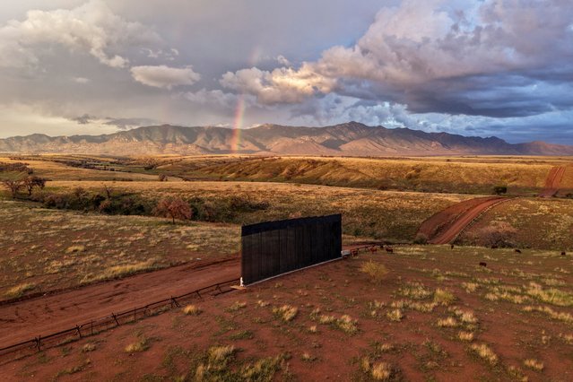 A media release from the Department of Homeland Security in June of this year says the 27-miles of new border wall in the valley will “close critical openings in the border wall that were left incomplete due to cancelled contracts during the Biden Administration”. Photo taken September 22, 2025. (Photo by Cheney Orr/Reuters)