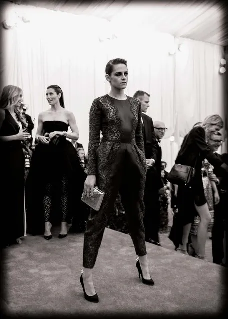Kristen Stewart attends the Costume Institute Gala for the “Punk: Chaos to Couture” exhibition at the Metropolitan Museum of Art. (Photo by Andrew H. Walker)