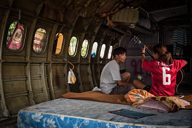 This young man has lived here for close to 10 years. His wife joined him when they got married. (Photo by Lauren DeCicca/The Guardian)