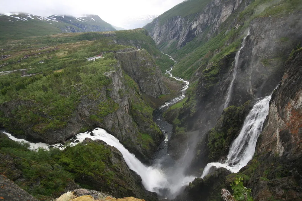Voringfossen Waterfall in Norway