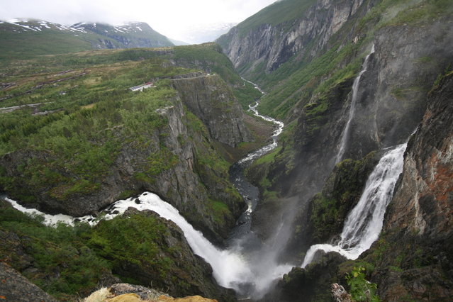 Voringfossen Waterfall In Norway