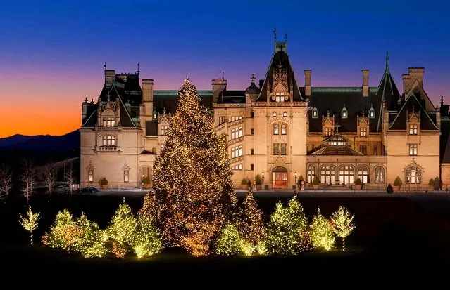 The Biltmore in Asheville, N.C., a National Historic Landmark, is decorated for Christmas. (Photo by The Biltmore Company)