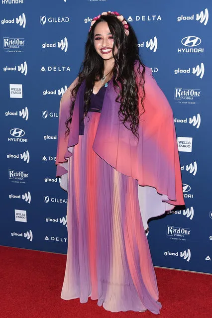 Jazz Jennings attends the 30th Annual GLAAD Media Awards at The Beverly Hilton Hotel on March 28, 2019 in Beverly Hills, California. (Photo by Axelle/Bauer-Griffin/FilmMagic)