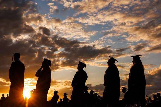 Scenes from the commencement ceremony for Hanover High School's class of 2024 at the Sheppard and Myers stadium in Penn Township, Pa. on May 30, 2024. (Photo by Harrison Jones/Hanover Evening Sun via USA TODAY Network)