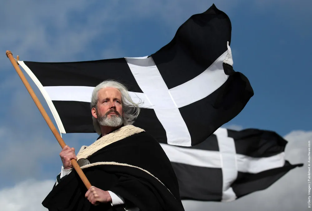 Locals Celebrate St. Piran's Day in Perranporth