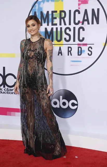 Kehlani attends the 2017 American Music Awards at Microsoft Theater on November 19, 2017 in Los Angeles, California. (Photo by Danny Moloshok/Reuters)