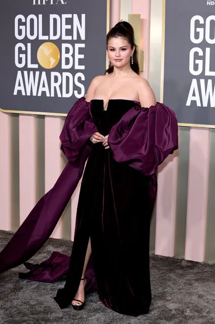American singer Selena Gomez attends the 80th Annual Golden Globe Awards at The Beverly Hilton on January 10, 2023 in Beverly Hills, California. (Photo by Monica Schipper/The Hollywood Reporter via Getty Images)