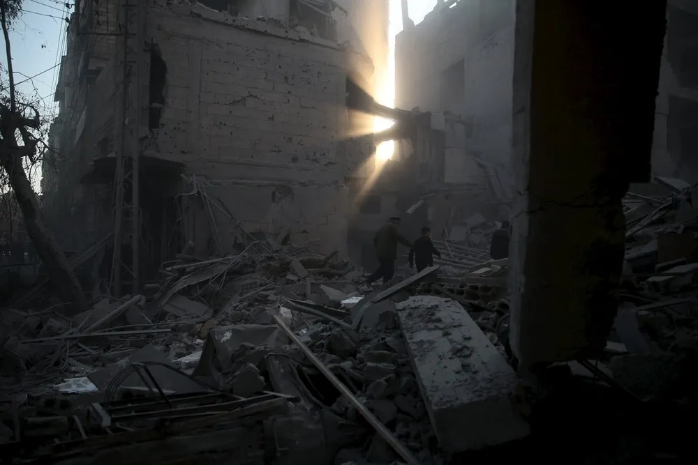 Airstrikes in the Town of Douma