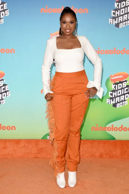 Jennifer Hudson attends Nickelodeon's 2019 Kids' Choice Awards at Galen Center on March 23, 2019 in Los Angeles, California. (Photo by Axelle/Bauer-Griffin/FilmMagic)