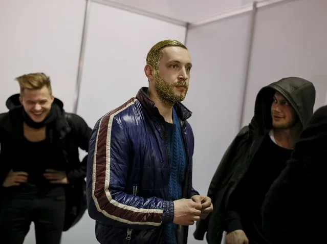 Models wait backstage during Ukrainian Fashion Week in Kiev, March 17, 2016. (Photo by Gleb Garanich/Reuters)