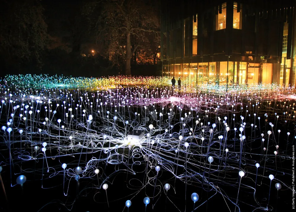 The Holbourne Musuem Unveils A New Bruce Munro Light Installation