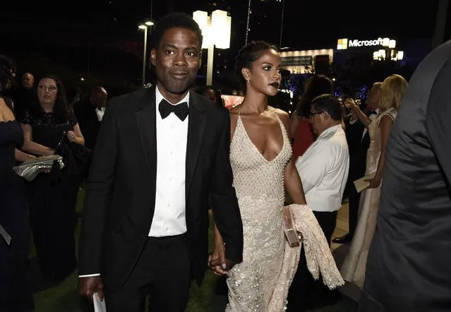 Chris Rock, left, and Malaak Compton Rock attend the Governors Ball for the 68th Primetime Emmy Awards at the Los Angeles Convention Center on Sunday, September 18, 2016, in Los Angeles. (Photo by Dan Steinberg/Invision for the Television Academy/AP Images)