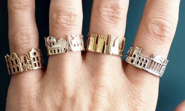 Architecture Rings By Ola Shekhtman