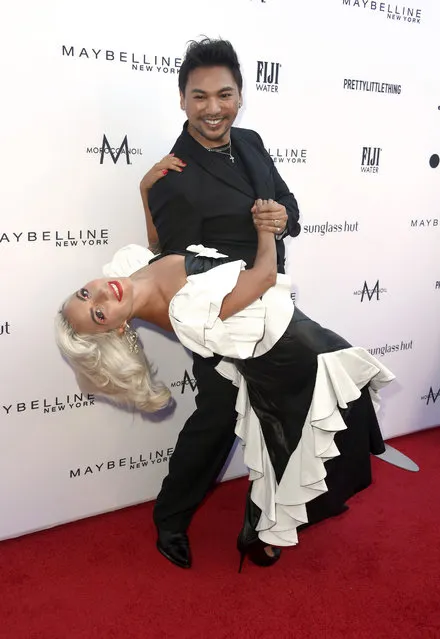 Lady Gaga and Frederic Aspiras attends the Daily Front Row's 5th Annual Fashion Los Angeles Awards at Beverly Hills Hotel on March 17, 2019 in Beverly Hills, California. (Photo by Frazer Harrison/Getty Images)