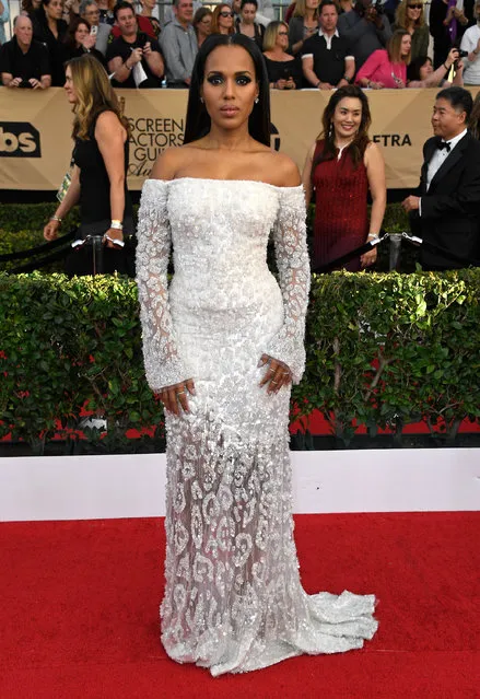 Actor Kerry Washington attends The 23rd Annual Screen Actors Guild Awards at The Shrine Auditorium on January 29, 2017 in Los Angeles, California. (Photo by Frazer Harrison/Getty Images)