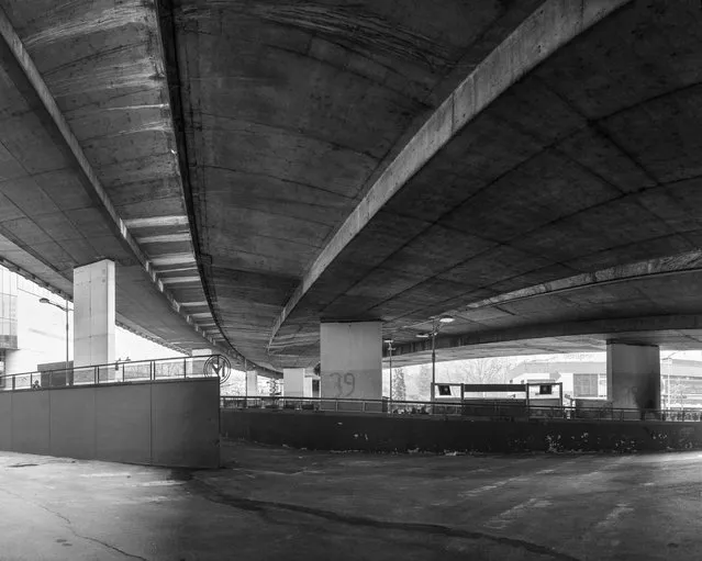 Architecture category: Millards’s stunning black and white series Typology of concrete plays homage to the “Boulevard Périphérique de Paris”, Paris monumental ring road, which last year celebrated its 40th anniversary. With his camera Millard explored the ring road, and through his images we get to know the hidden spaces and original shapes often overlooked by pedestrians rushing by. His black and white images are a beautiful testimony to the city landmark the “Boulevard Périphérique de Paris” has become. (Photo by Ludovic Maillard/Sony World Photography Awards)