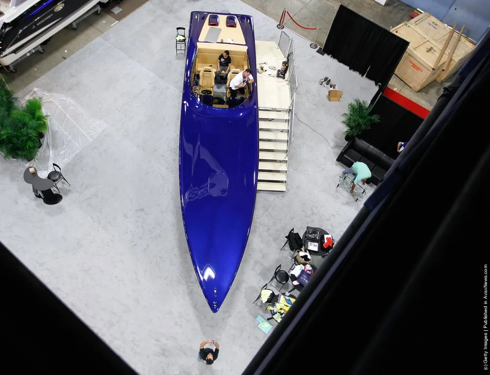 Boat Show Prepares To Open In Miami Beach
