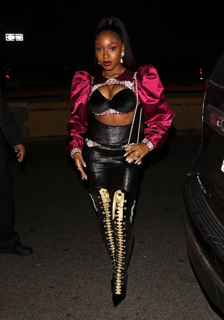 American singer and dancer Normani arrives at the Casa Cipriani Met Gala Afterparty in New York on May 3, 2022. (Photo by The Mega Agency)