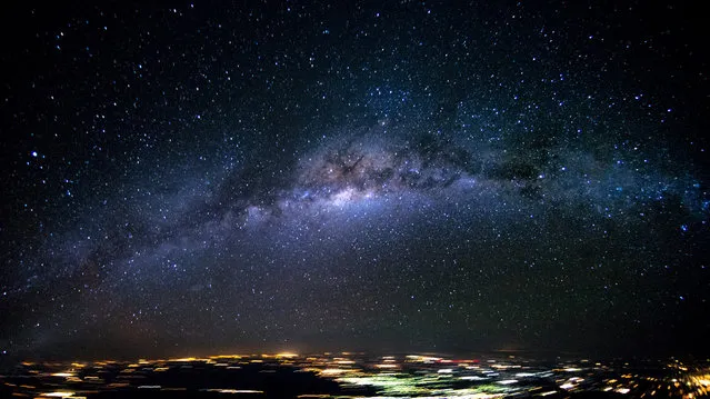 Milkyway over Brazil. (Photo by Christiaan van Heijst/Caters News Agency)
