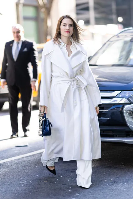 American actress Allison Williams is seen in SoHo on January 09, 2023 in New York City. (Photo by Gotham/GC Images)