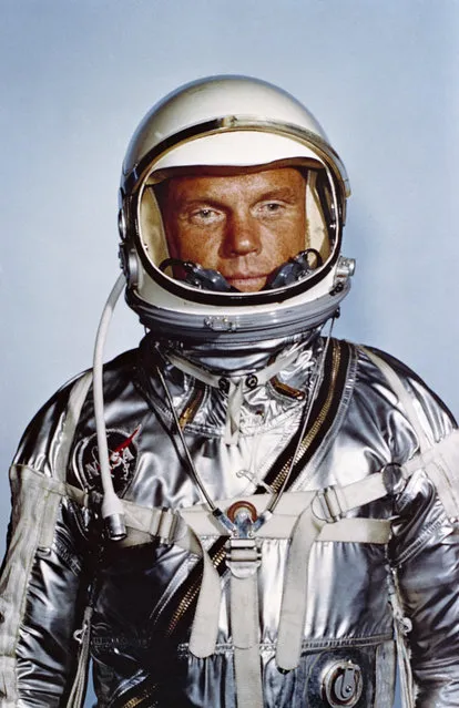 This undated photo made available by NASA shows astronaut John Glenn in his Mercury flight suit. Glenn, the first American to orbit Earth who later spent 24 years representing Ohio in the Senate, died Thursday, December 8, 2016, at the age of 95. (Photo by NASA via AP Photo)