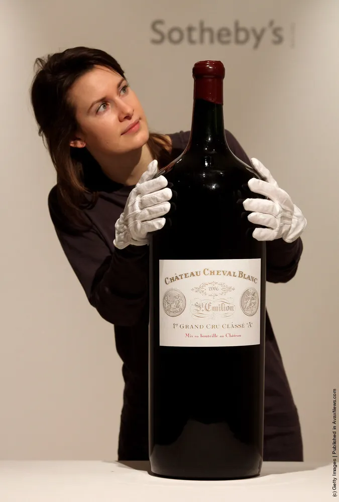 Giant Bottle Of Bordeaux Wine