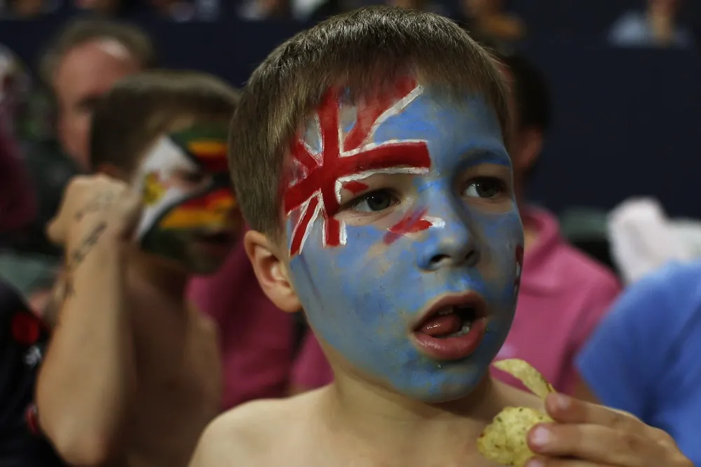 Fans on the Hong Kong Sevens Rugby Tournament