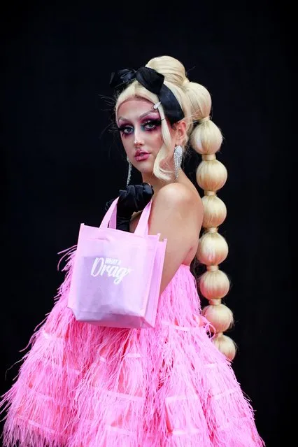 Kyleigh poses for a photograph during DragWorld UK 2019 convention at the Olympia in London, Britain, August 18, 2019. (Photo by Simon Dawson/Reuters)