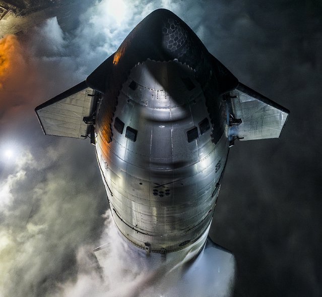 SpaceX completed its rehearsal for launch, loading more than 10 million pounds of propellant on Starship SN-28 and Super Heavy rocket before taking the flight-like countdown to T-10 seconds on Sunday, March 3, 2024, ahead of Starship's 3rd test flight. (Photo by SpaceX/UPI/Rex Features/Shutterstock)
