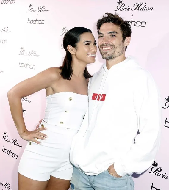 Ashley Iaconetti and Jared Haibon attend the boohoo.com x Paris Hilton Collection Launch Party at Delilah on June 20, 2018 in West Hollywood, California. (Photo by Rachel Murray/Getty Images for boohoo.com )