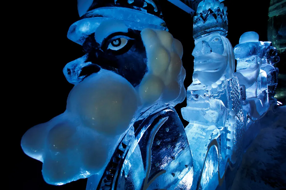 Snow and Ice Sculpture Festival in Mainz