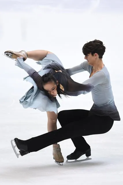 Misato Komatsubara and Timothy Koleto of the USA compete in the Ice dance free dance during the Japan Figure Skating Championships 2016 on December 23, 2016 in Kadoma, Japan. (Photo by Atsushi Tomura/Getty Images)