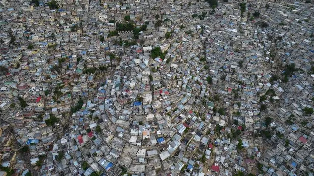 A view of the densely populated Jalousie neighborhood of Port-au-Prince, Tuesday, September 28, 2021. (Photo by Rodrigo Abd/AP Photo)