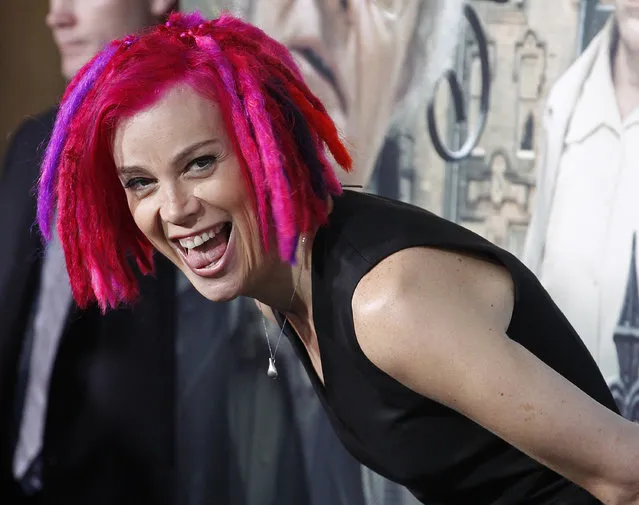 Lana Wachowski, a screenwriter, producer and director of the new film “Cloud Atlas”, poses as she arrives for the film's premiere at Grauman's Chinese theatre in Hollywood, California, October 24, 2012. Wachowski, who was formerly Larry Wachowski, has become the first major Hollywood director to publicly come out as transgender. Wachowski and her brother Andy directed the hit film “The Matrix”. (Photo by Fred Prouser/Reuters)
